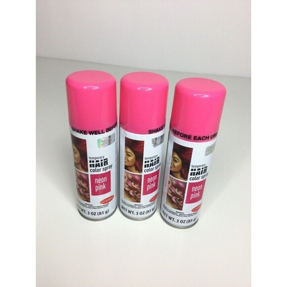 GOODMARK Temporary Hair Color Spray PINK Spray  on 3 Bottles‎ Halloween Concert - Picture 11 of 12